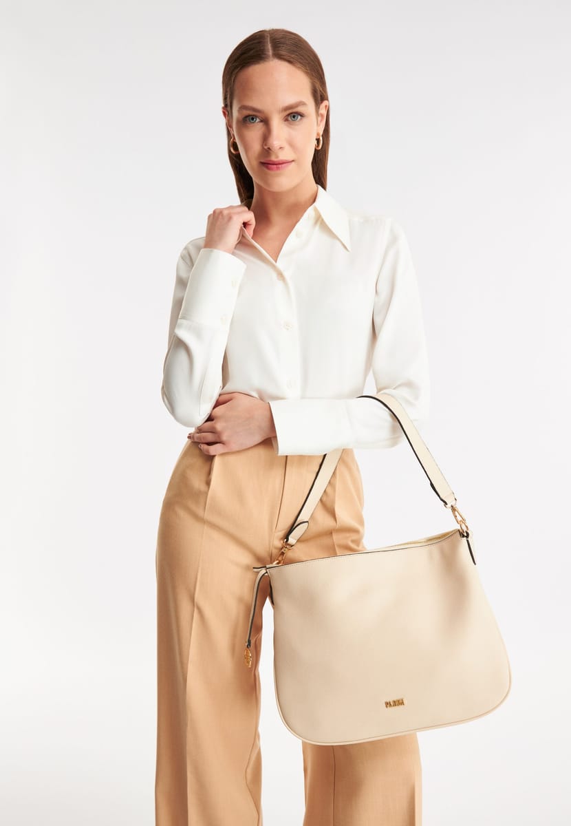 Parigi Women's Beige Shoulder Bag