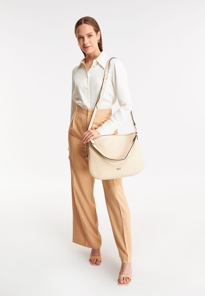 Parigi Women's Beige Shoulder Bag