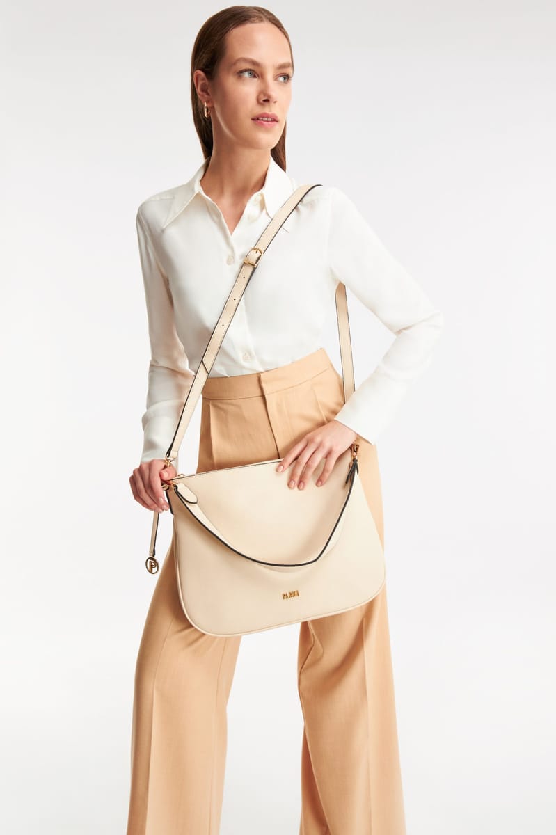 Parigi Women's Beige Shoulder Bag