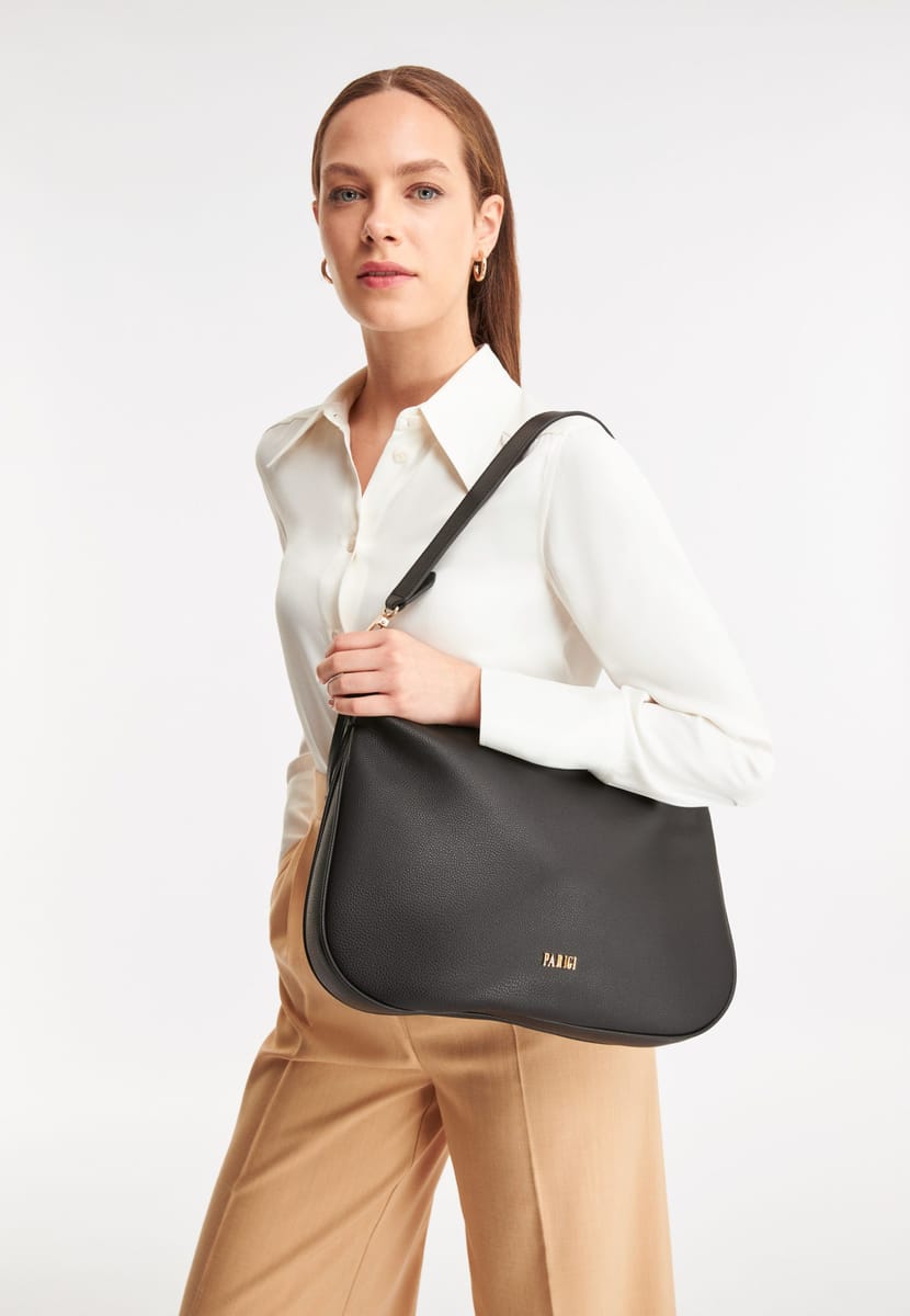 Parigi Women's Black Shoulder Bag - Shoulder Bags 7