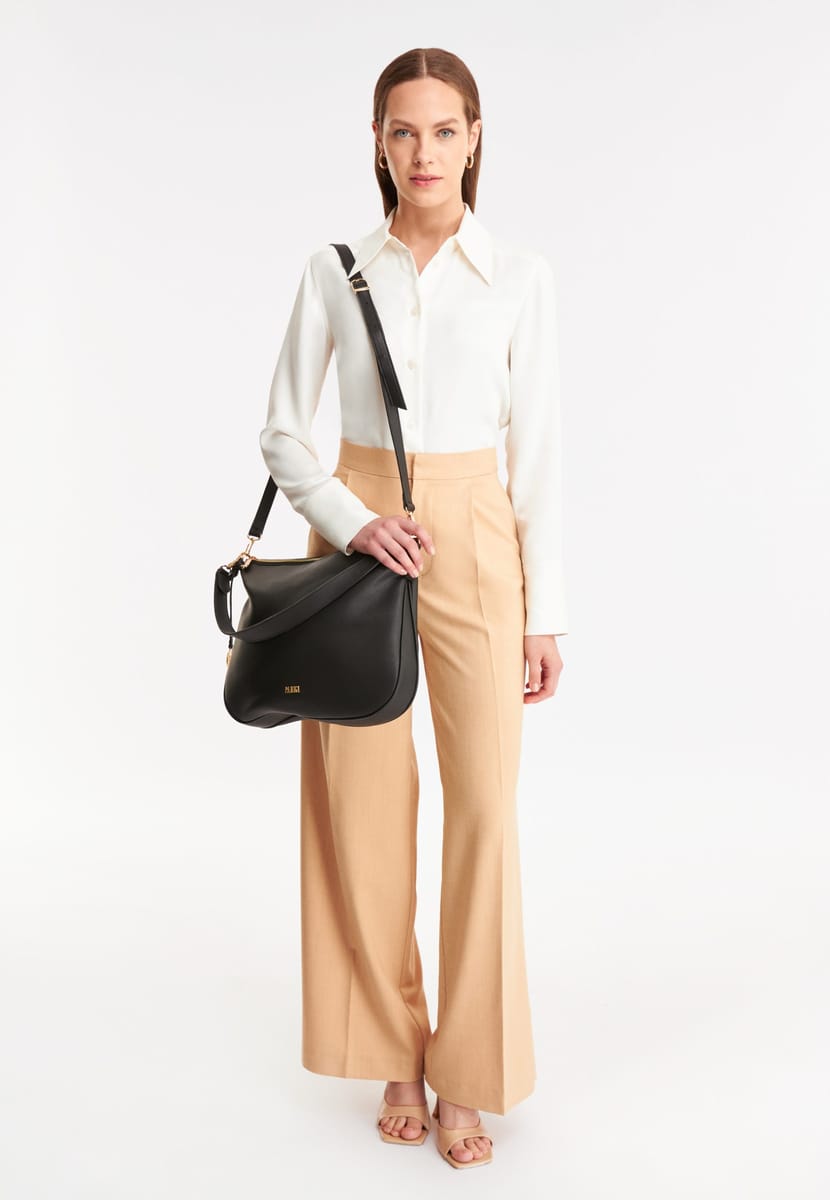 Parigi Women's Black Shoulder Bag - Shoulder Bags 8