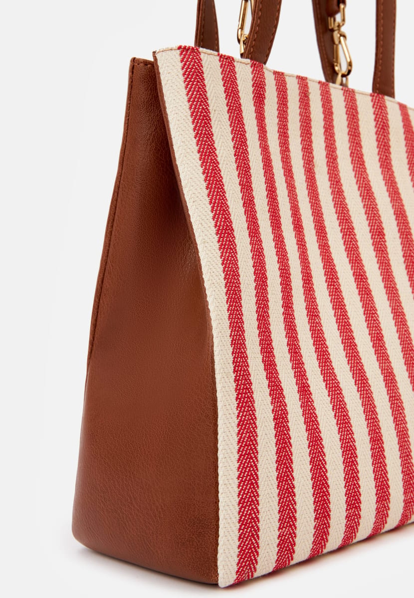 PARIGI Women's Red Strap Tote Bag Parigi Women's Red Strap Tote Bag - Tote Bags 2