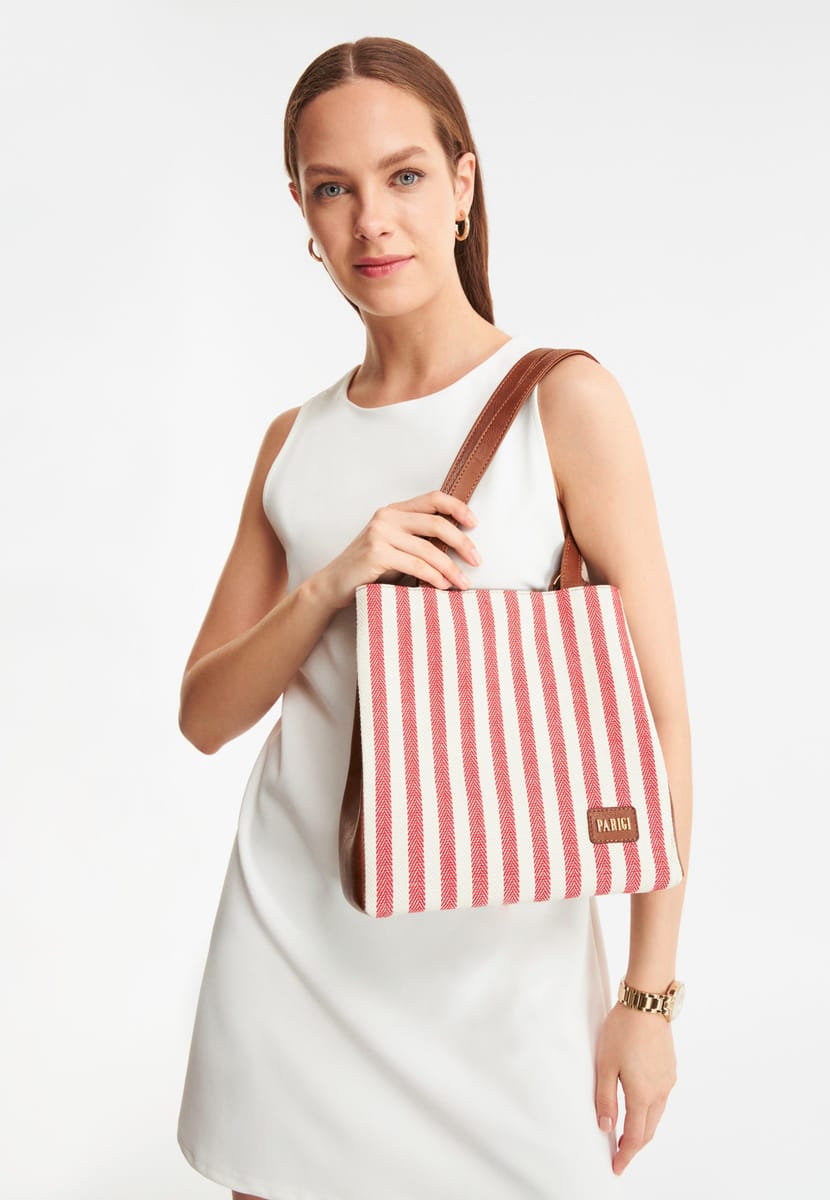 PARIGI Women's Red Strap Tote Bag Parigi Women's Red Strap Tote Bag - Tote Bags 8