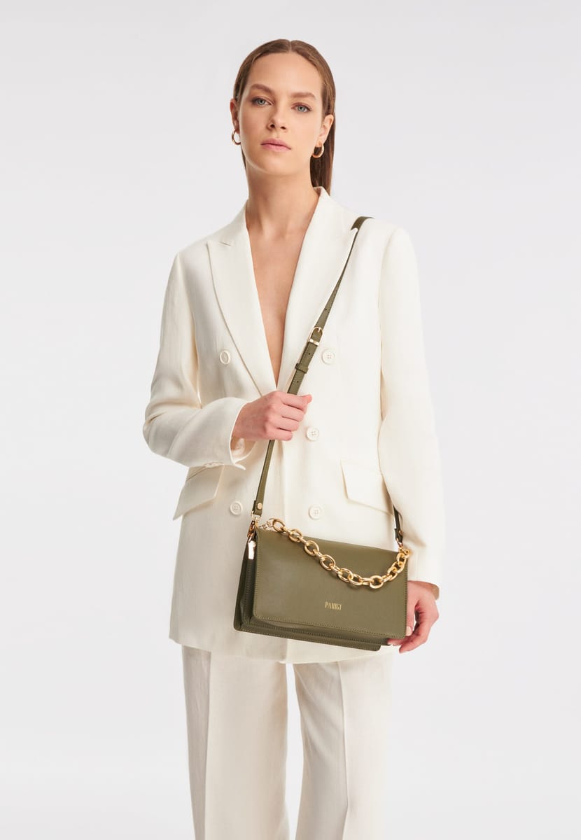 Parigi Women's Olive Shoulder Bag