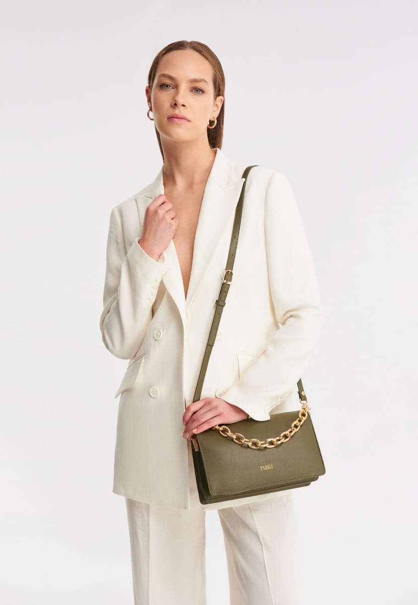 Parigi Women's Olive Shoulder Bag