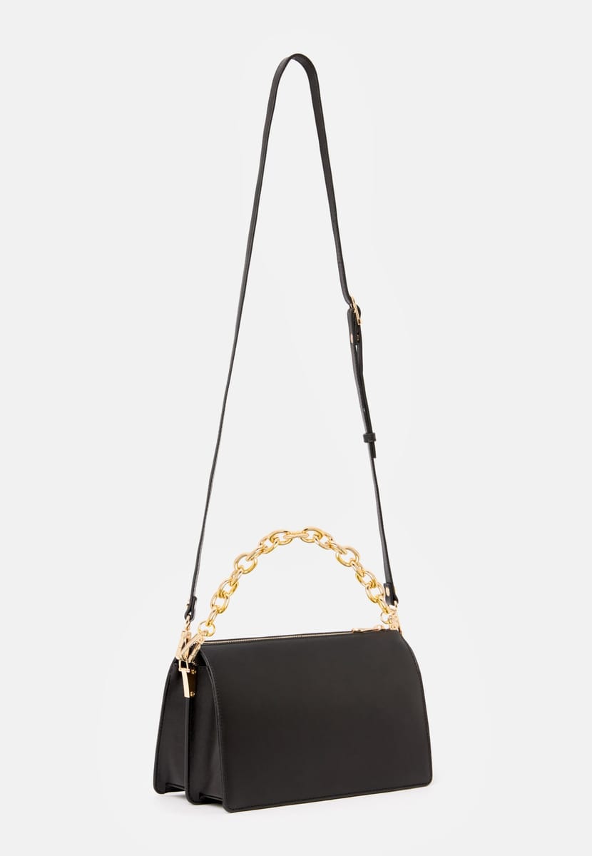 Parigi Black Women's Shoulder Flap Bag - Shoulder Bags 1