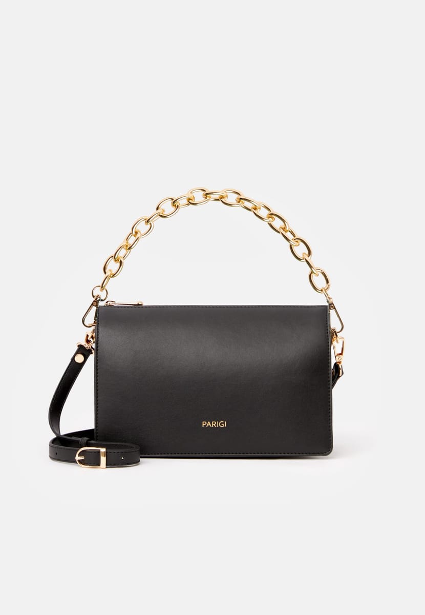 Parigi Black Women's Shoulder Flap Bag - Shoulder Bags