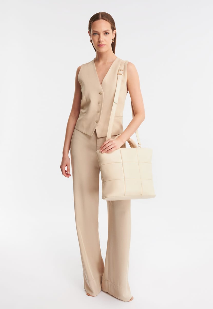Parigi Beige Women's Frame Bag Parigi Beige Women's Frame Bag - Tote Bags 4