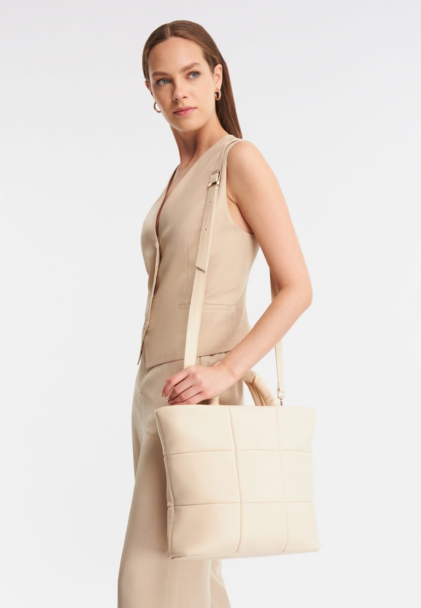 Parigi Beige Women's Frame Bag Parigi Beige Women's Frame Bag - Tote Bags 5