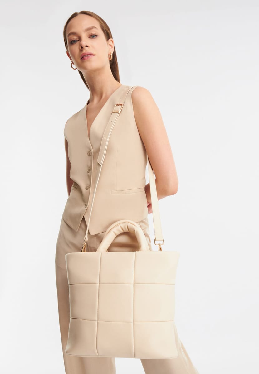 Parigi Beige Women's Frame Bag Parigi Beige Women's Frame Bag - Tote Bags 6