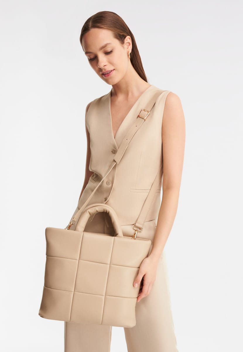 Parigi Women's Beige Tote Bag Parigi Women's Beige Tote Bag