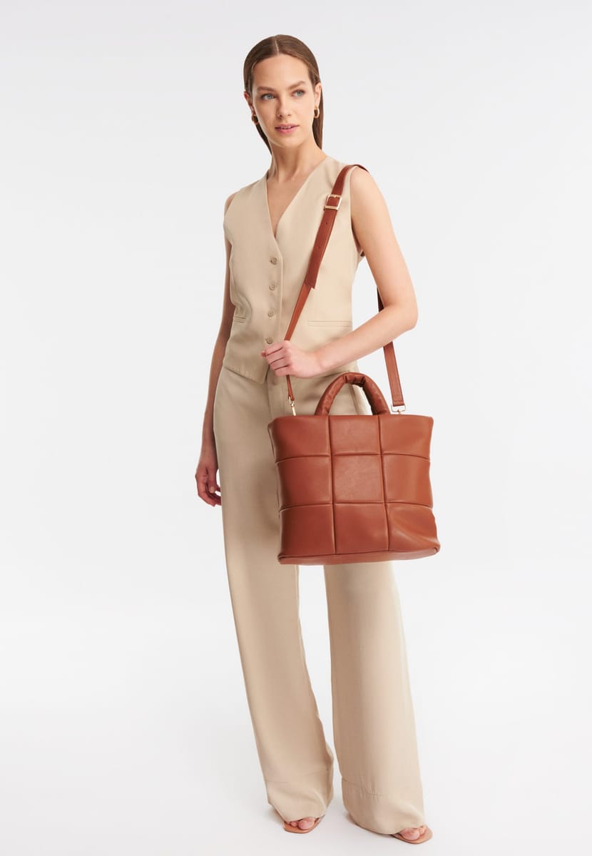 Parigi Brown Frame Women's Bag Parigi Brown Frame Women's Bag - Tote Bags 4
