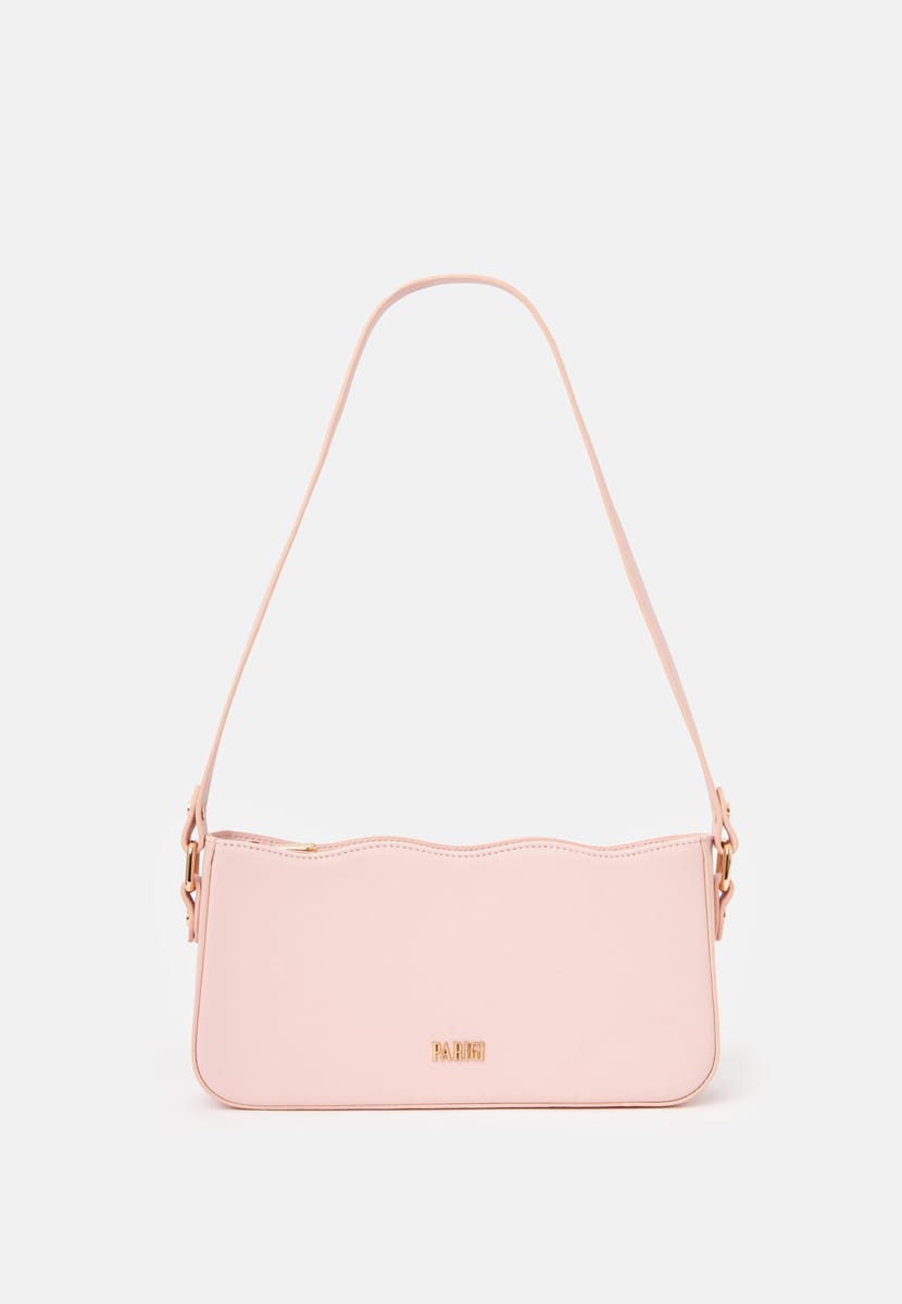Parigi Powder Pink Women's Baguette Shoulder Bag - Shoulder Bags