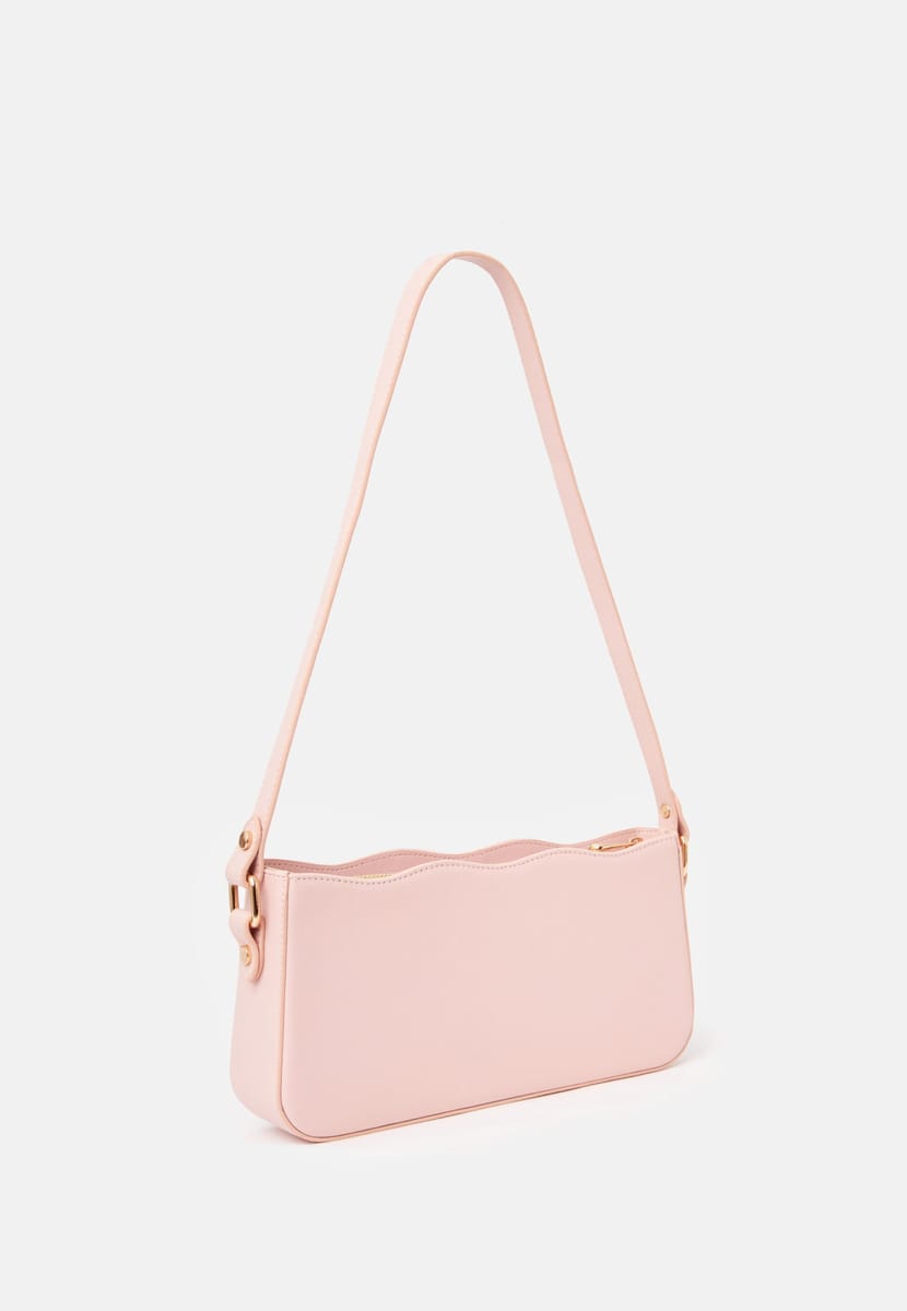 Parigi Powder Pink Women's Baguette Shoulder Bag - Shoulder Bags 1