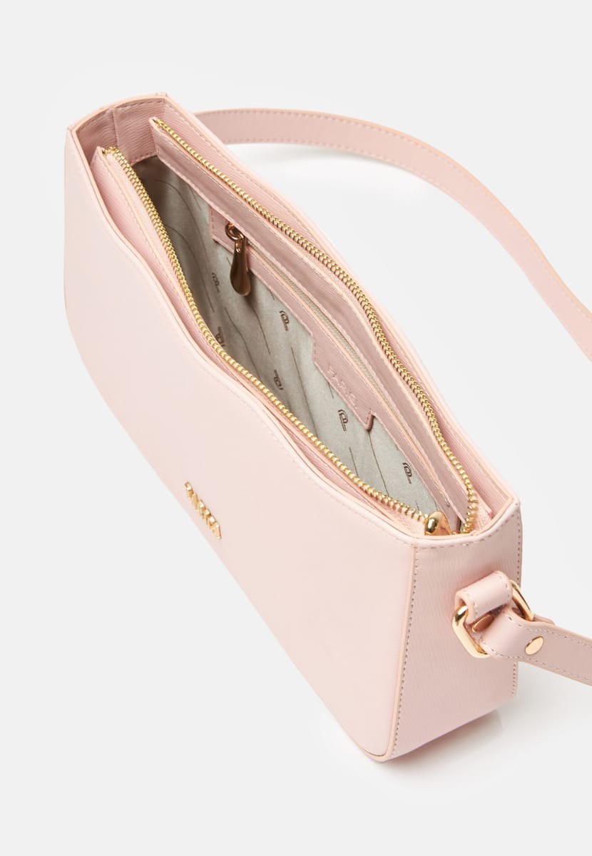 Parigi Powder Pink Women's Baguette Shoulder Bag - Shoulder Bags 3