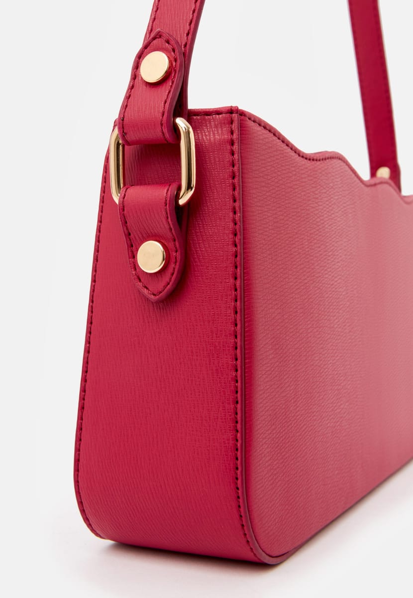 Parigi Women's Fuchsia Baguette Shoulder Bag - Shoulder Bags 2