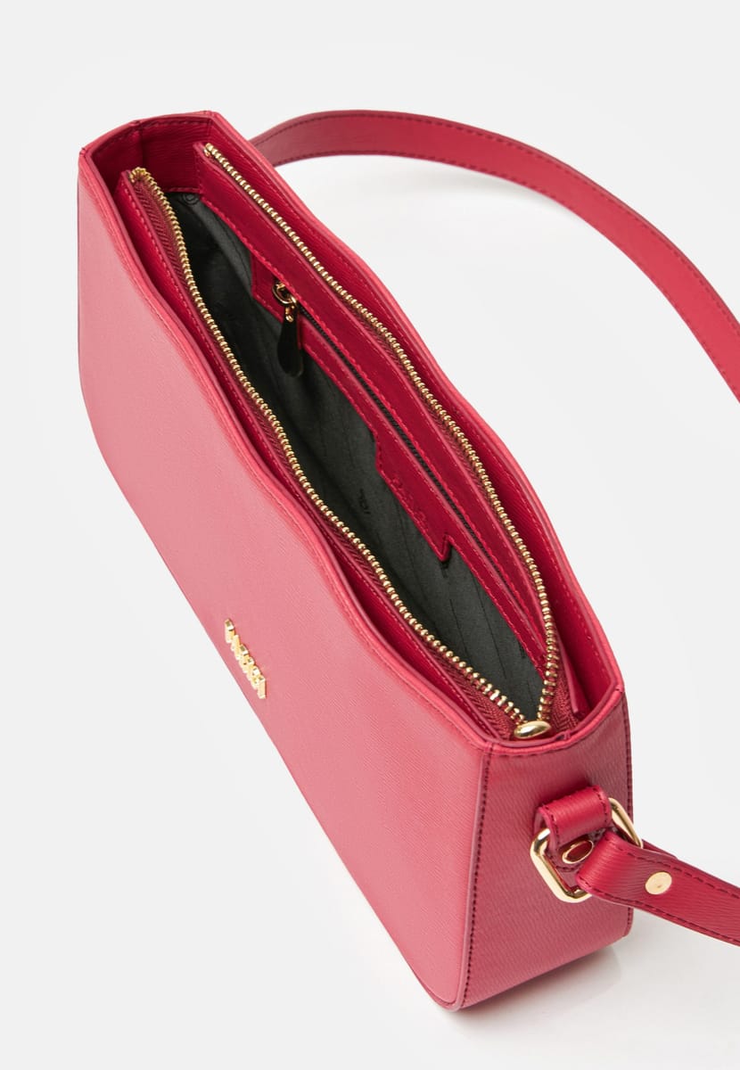 Parigi Women's Fuchsia Baguette Shoulder Bag - Shoulder Bags 3