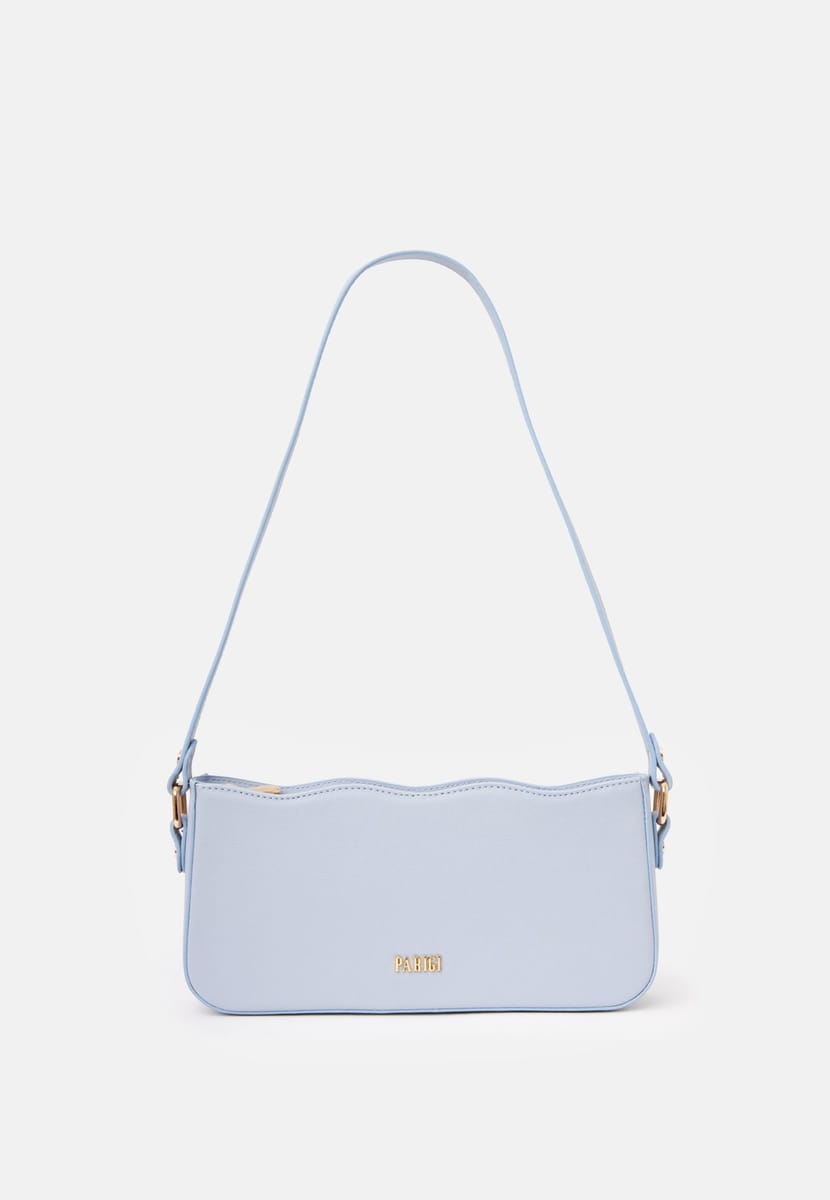 Parigi Light Blue Women's Baguette Shoulder Bag - Shoulder Bags