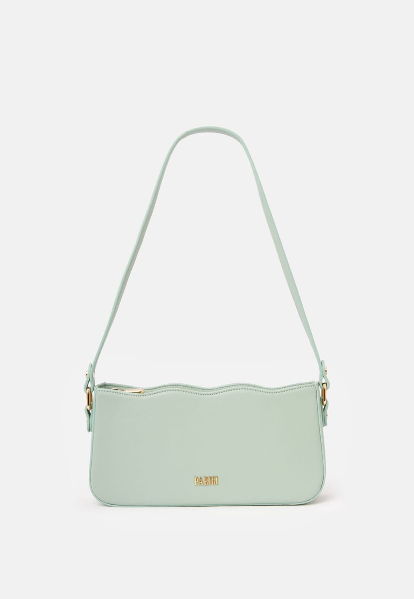 PR175H0KEM11_1.jpg Parigi Women's Mint Baguette Shoulder Bag - Shoulder Bags