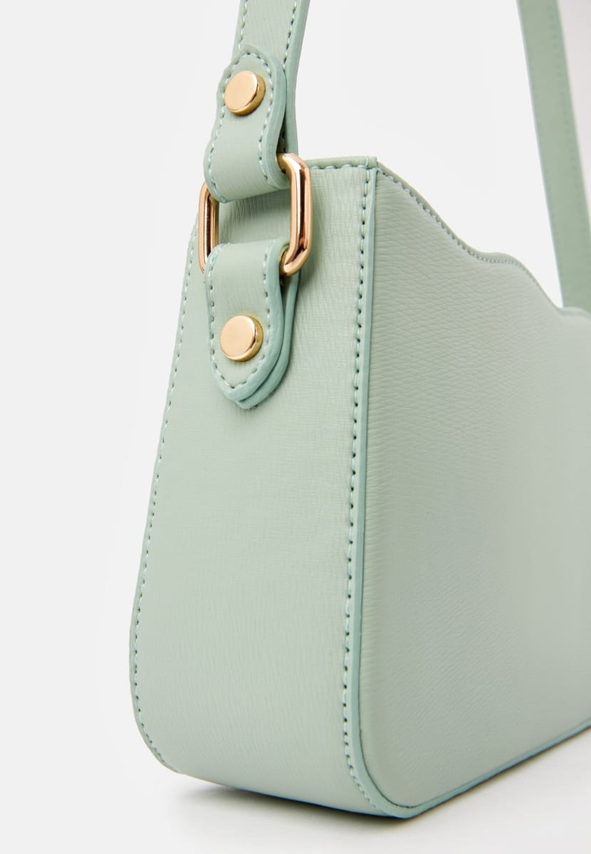 PR175H0KEM11_3.jpg Parigi Women's Mint Baguette Shoulder Bag - Shoulder Bags 2