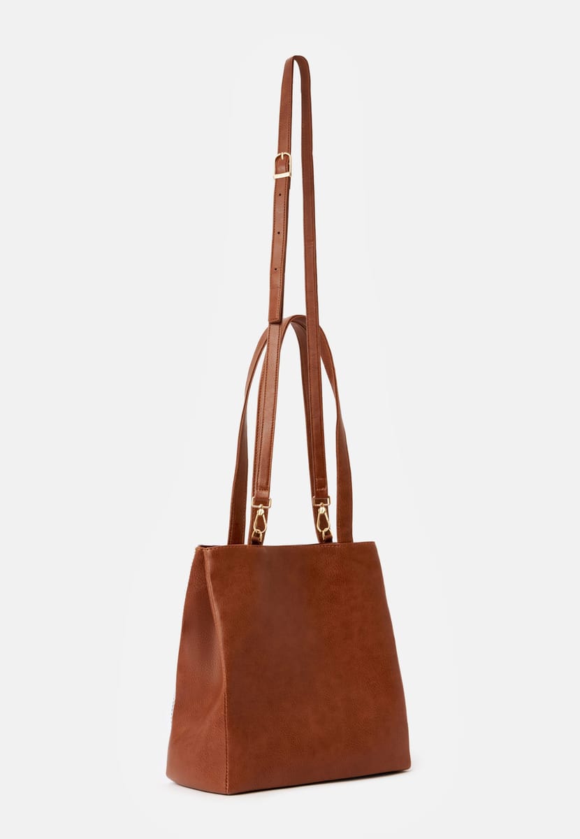 Parigi Women's Black Strap Tote Bag - Tote Bags 1