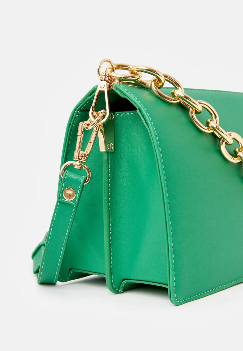 PR178H0KEM12_3.jpg Parigi Green Women's Shoulder Bag - Shoulder Bags 2
