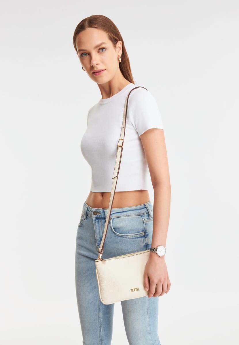 PR179H0KEB11_5.jpg Parigi Women's Beige Shoulder Bag - Shoulder Bags 4