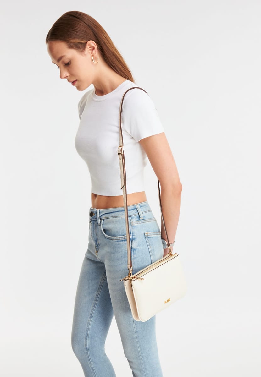 PR179H0KEB11_6.jpg Parigi Women's Beige Shoulder Bag - Shoulder Bags 5