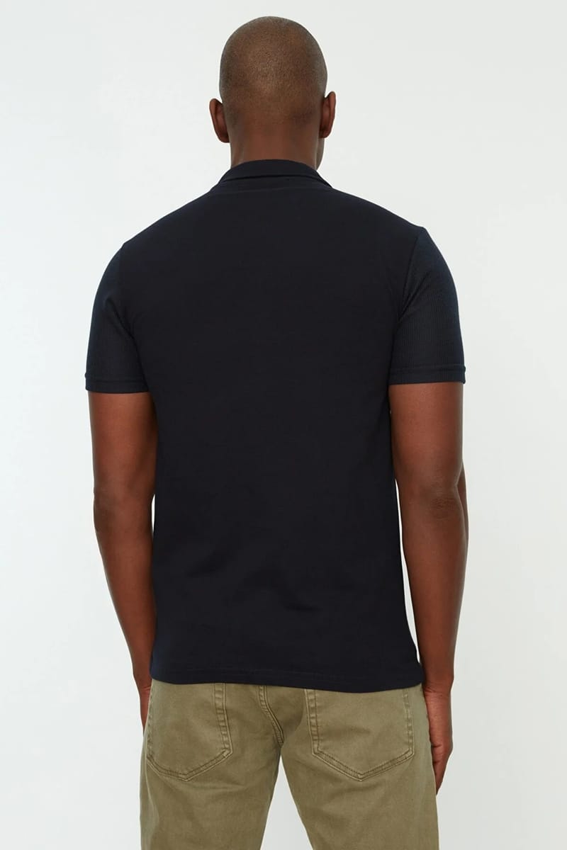 Polo Collar T-Shirt Trendyol - Men's Polo T-Shirts 14