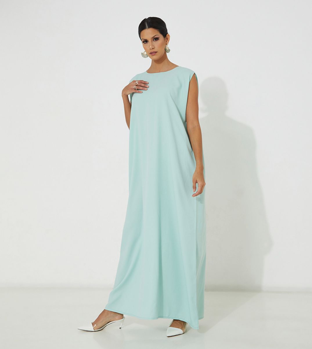 BluePurple Abaya Rosette Abaya - Women's Abayas 2