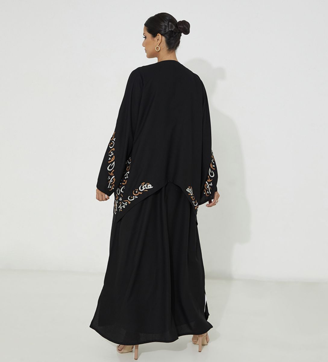 Women's Black Arabic Abaya - Abayas 2