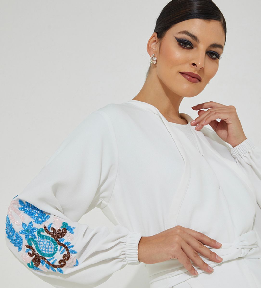 Rosette Abaya - Women's Abayas 1