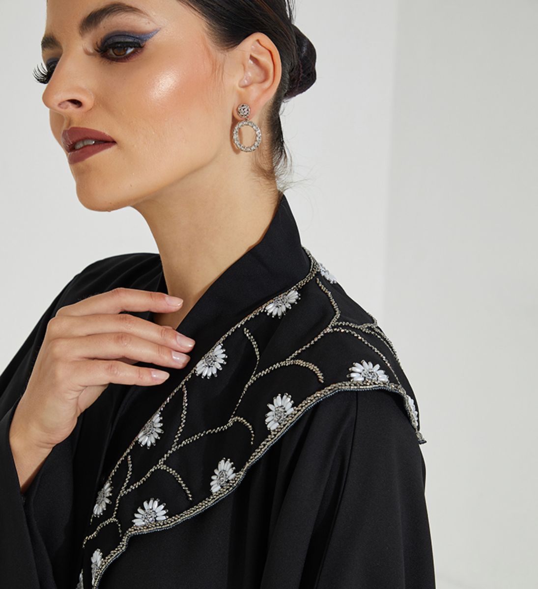 Rosette Abaya - Women's Abayas 1