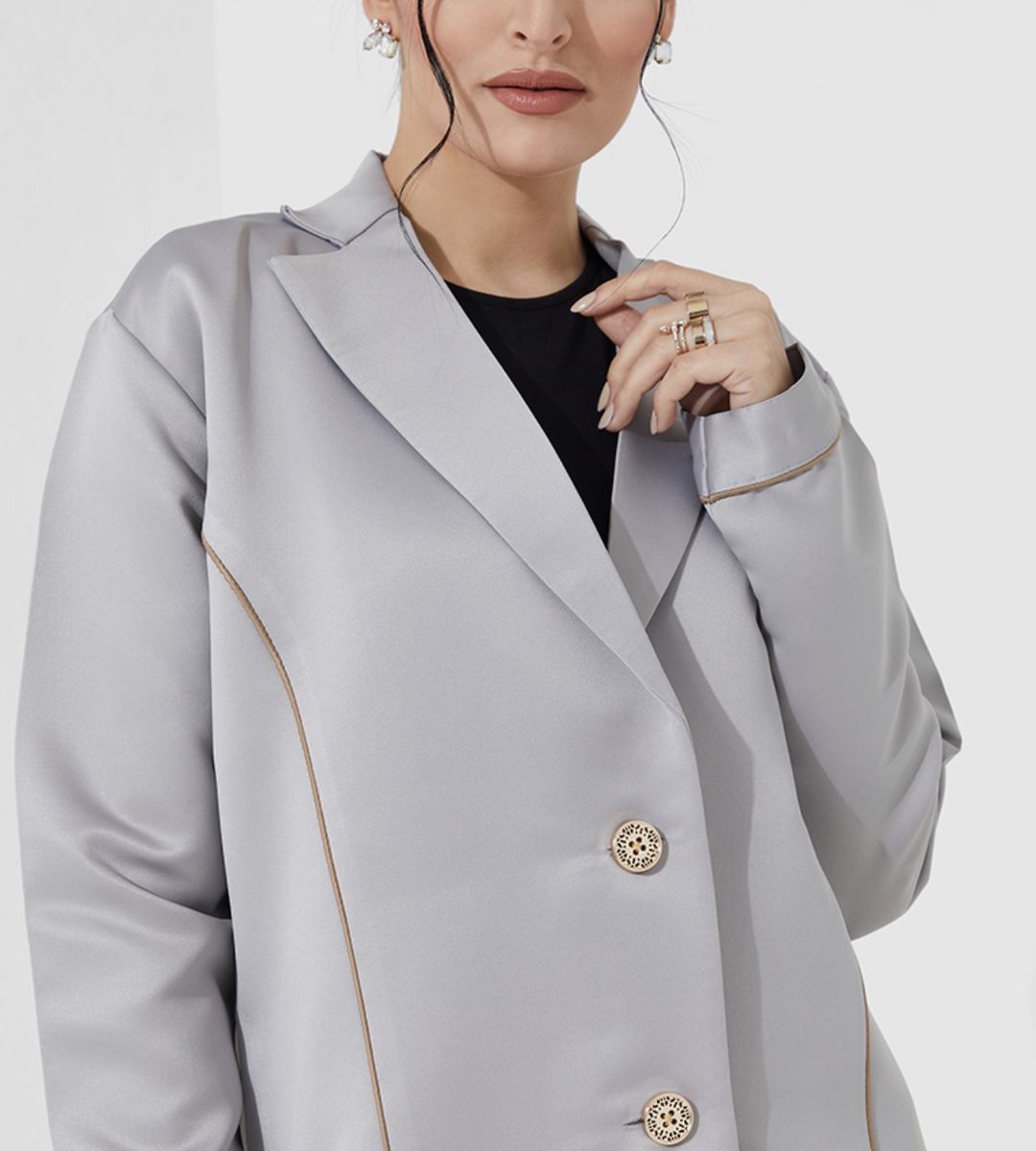 Rosette Abaya - Women's Abayas 2