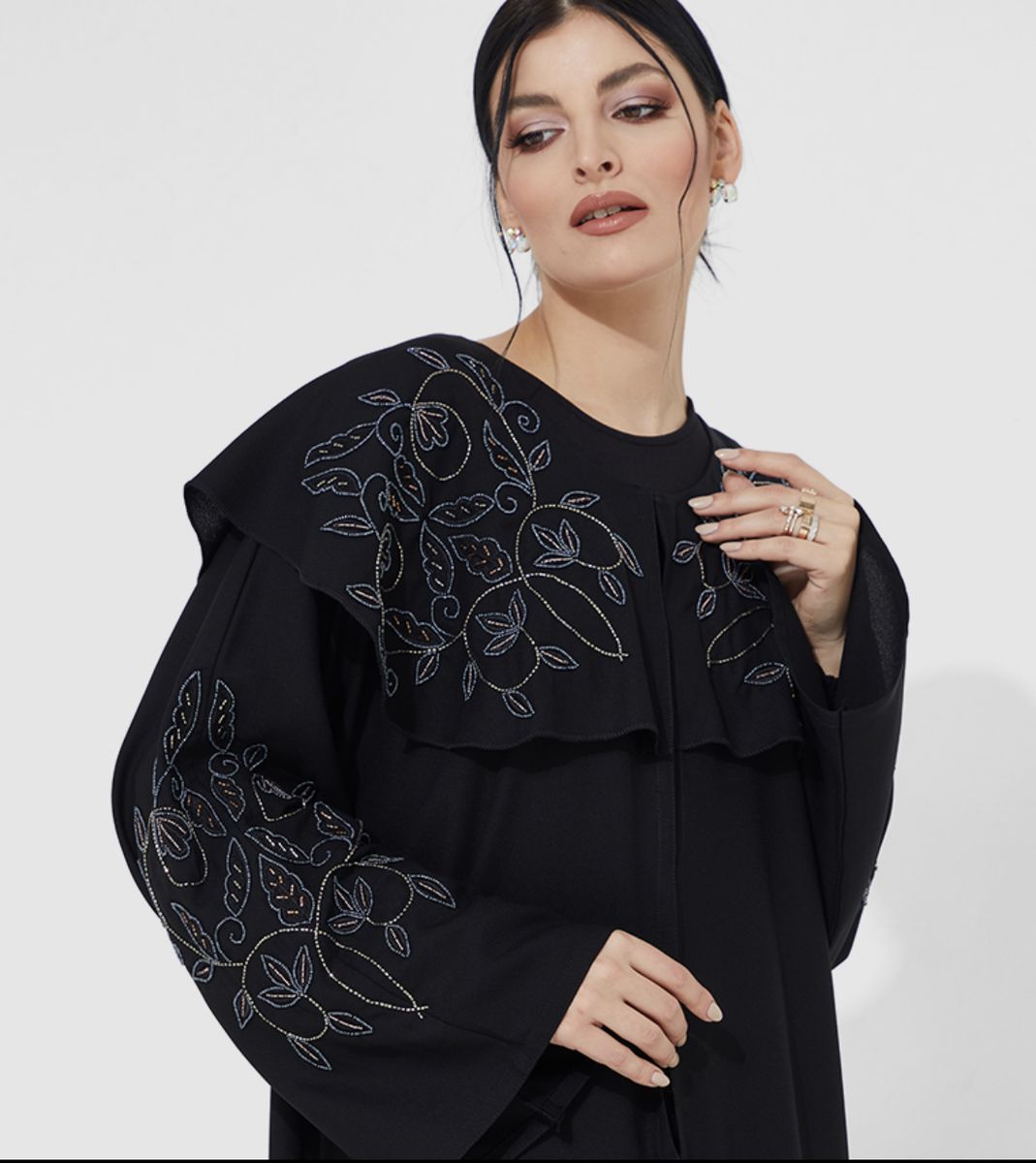 Rosette Abaya - Women's Abayas 2