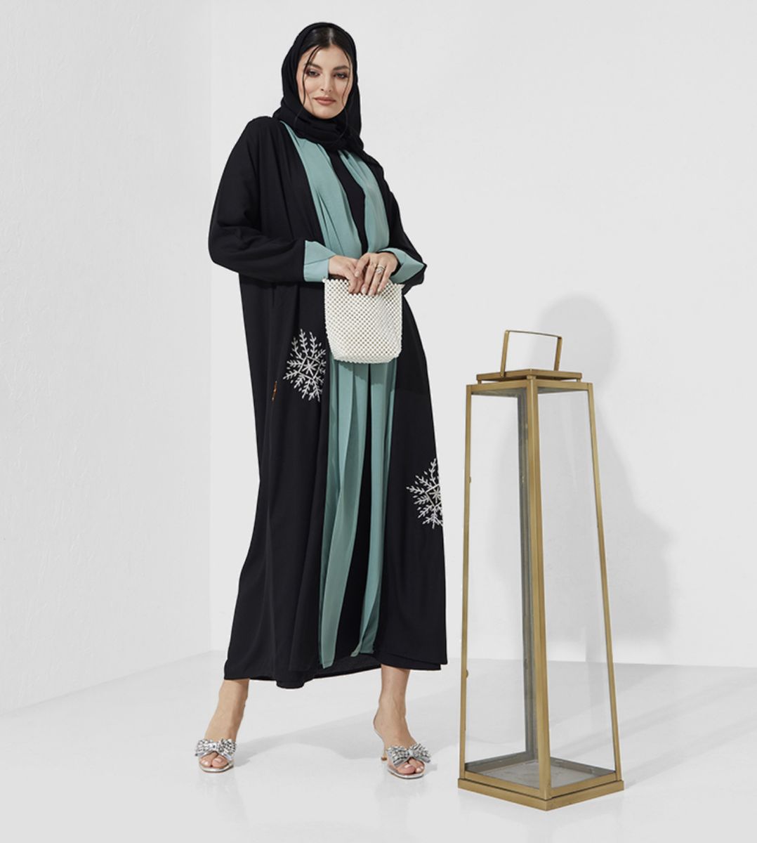 Rosette Abaya - Women's Abayas 3