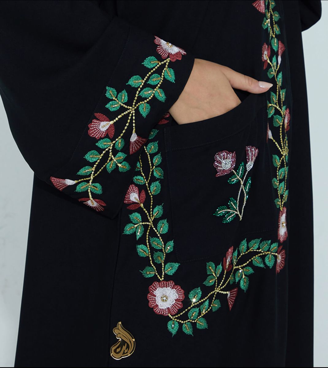 Rosette Abaya - Women's Abayas 1