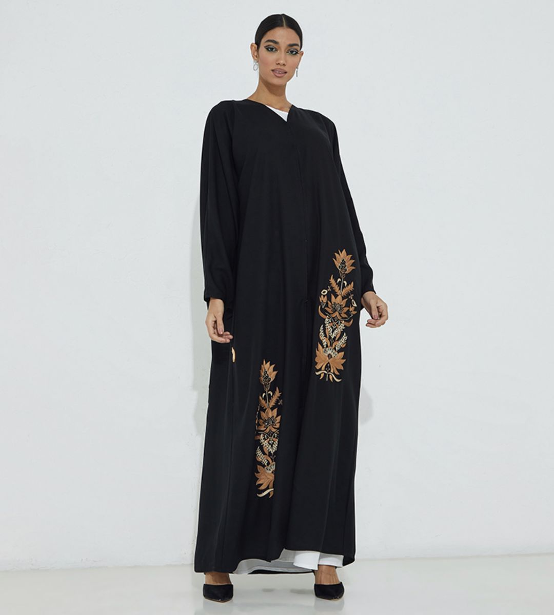 NOB- Abaya Rosette Abaya - Women's Abayas 3