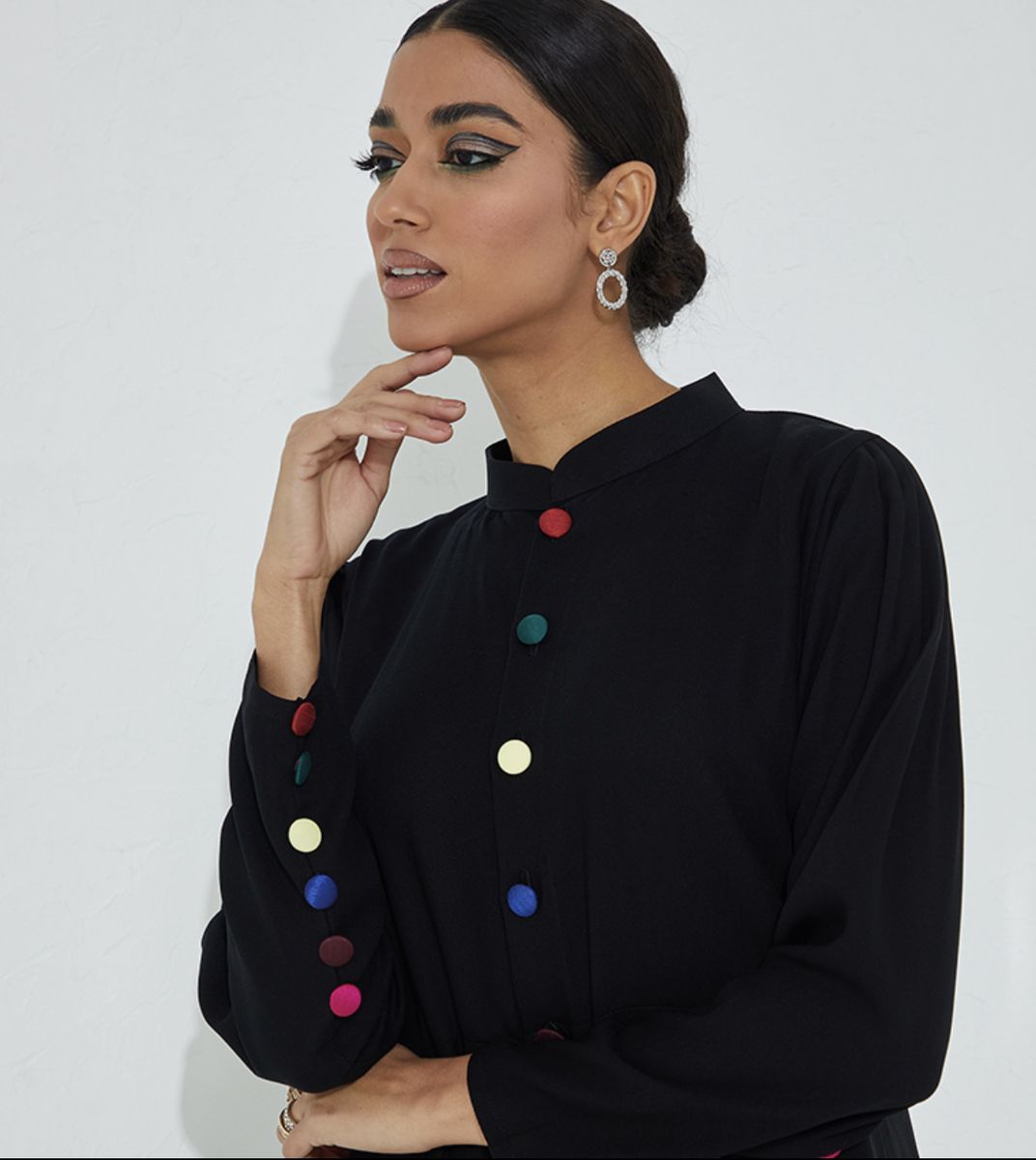 ColorButton Abaya Rosette Abaya - Women's Abayas 2