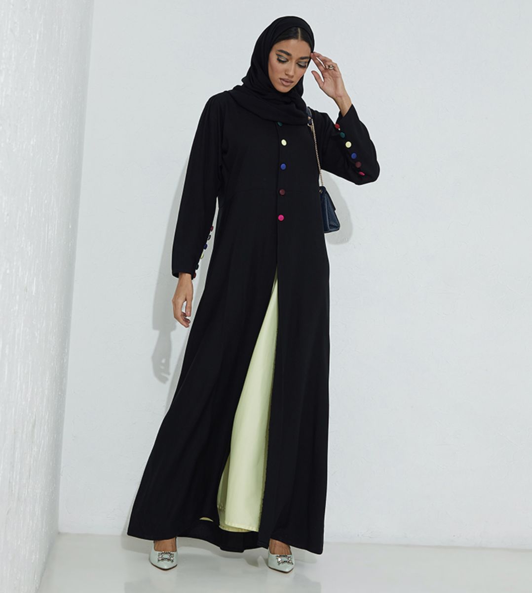 ColorButton Abaya Rosette Abaya - Women's Abayas 3
