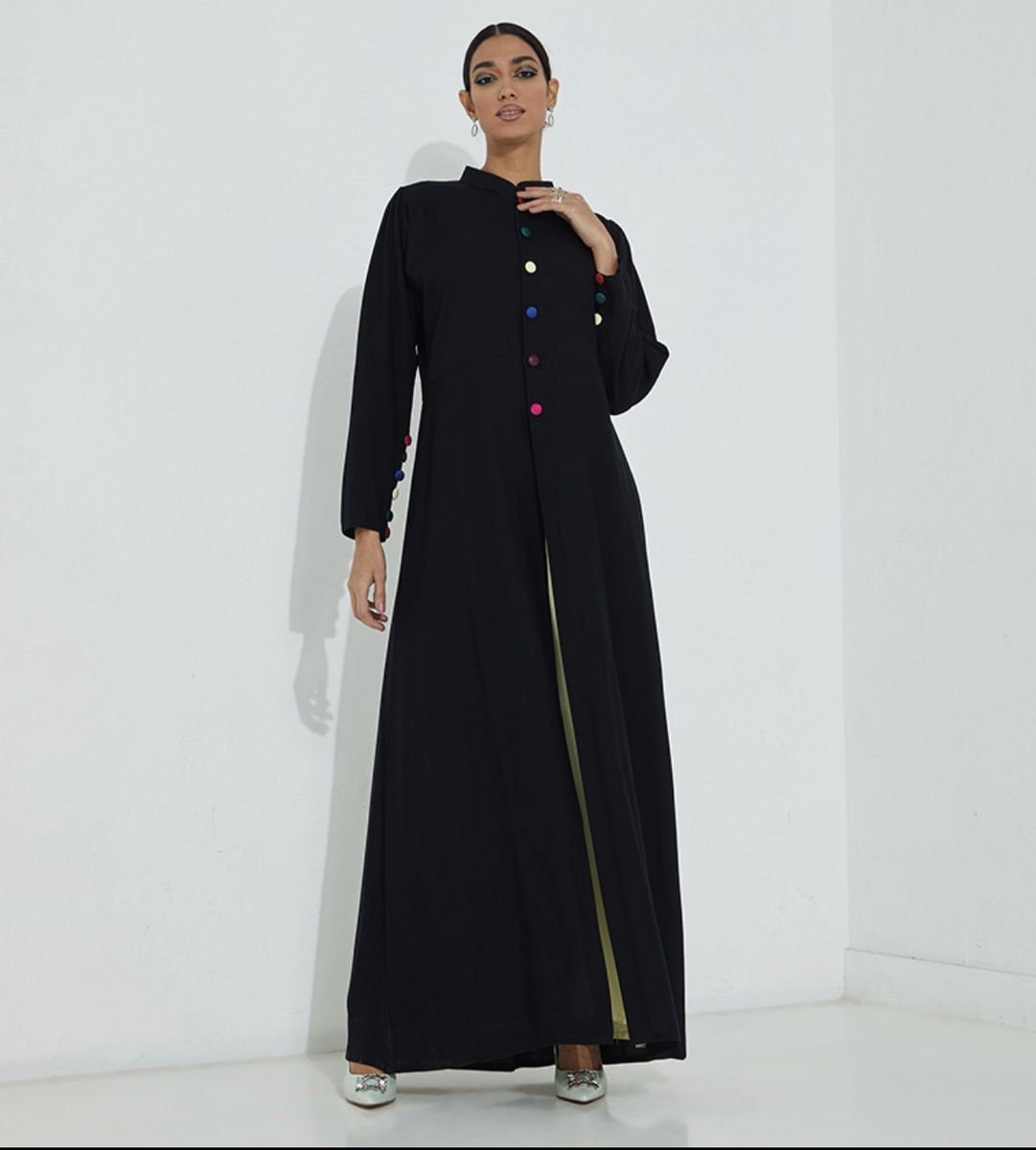 ColorButton Abaya Rosette Abaya - Women's Abayas