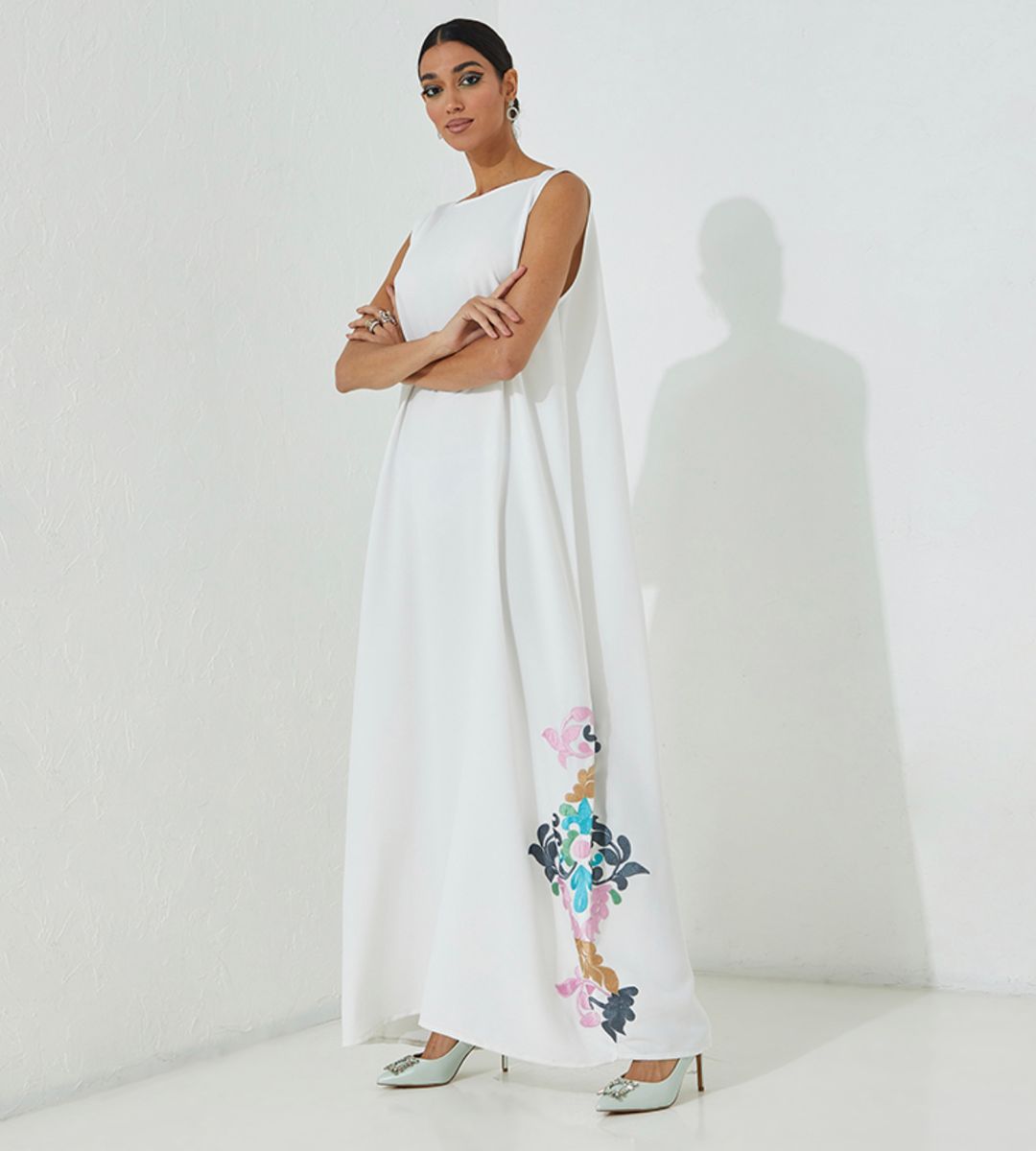 D-Motifs Abaya Rosette Abaya - Women's Abayas 3