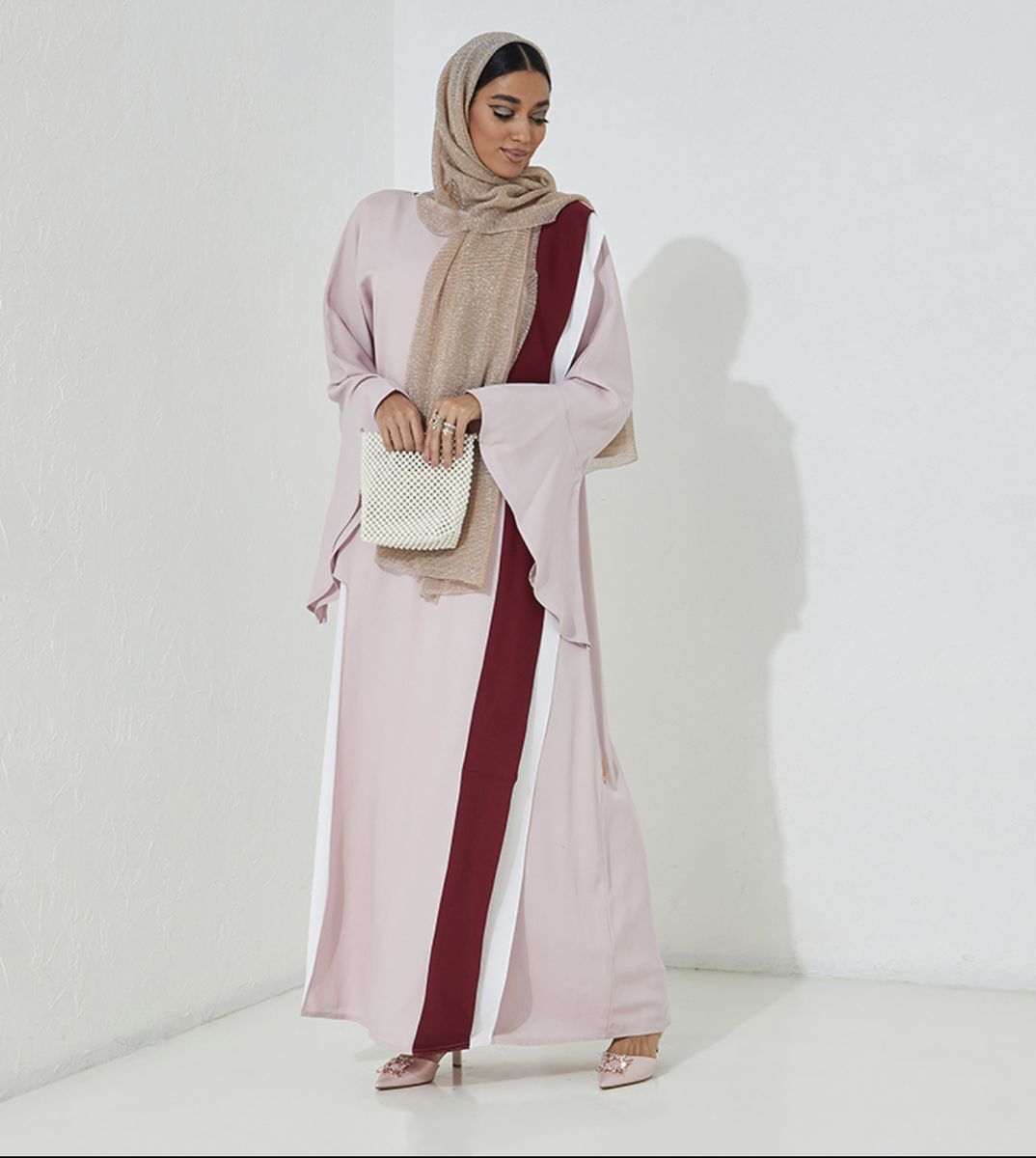Linerose Abaya Rosette Abaya - Women's Abayas 4