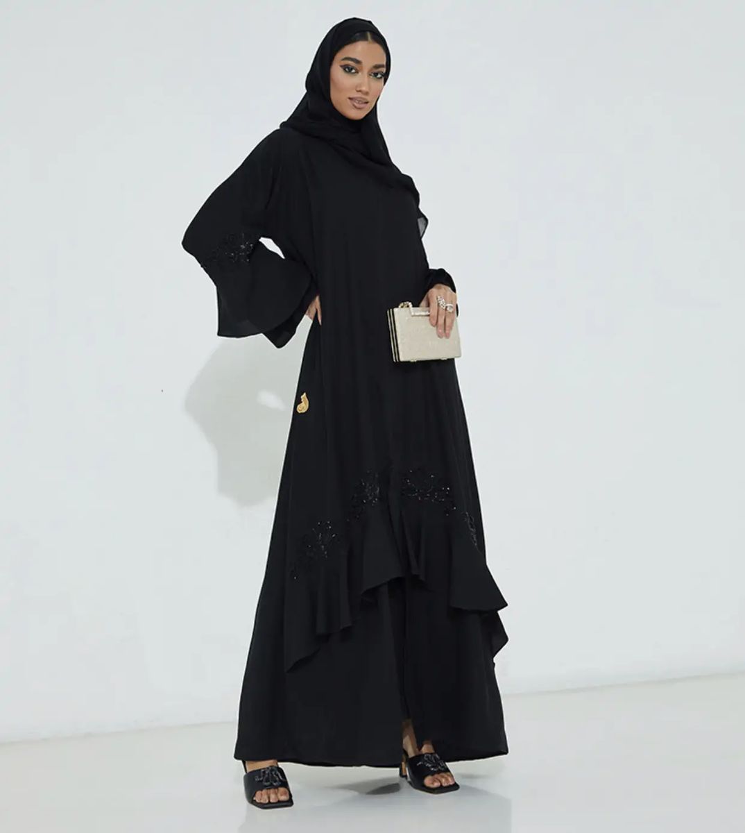 Rosette Abaya - Women's Abayas 3