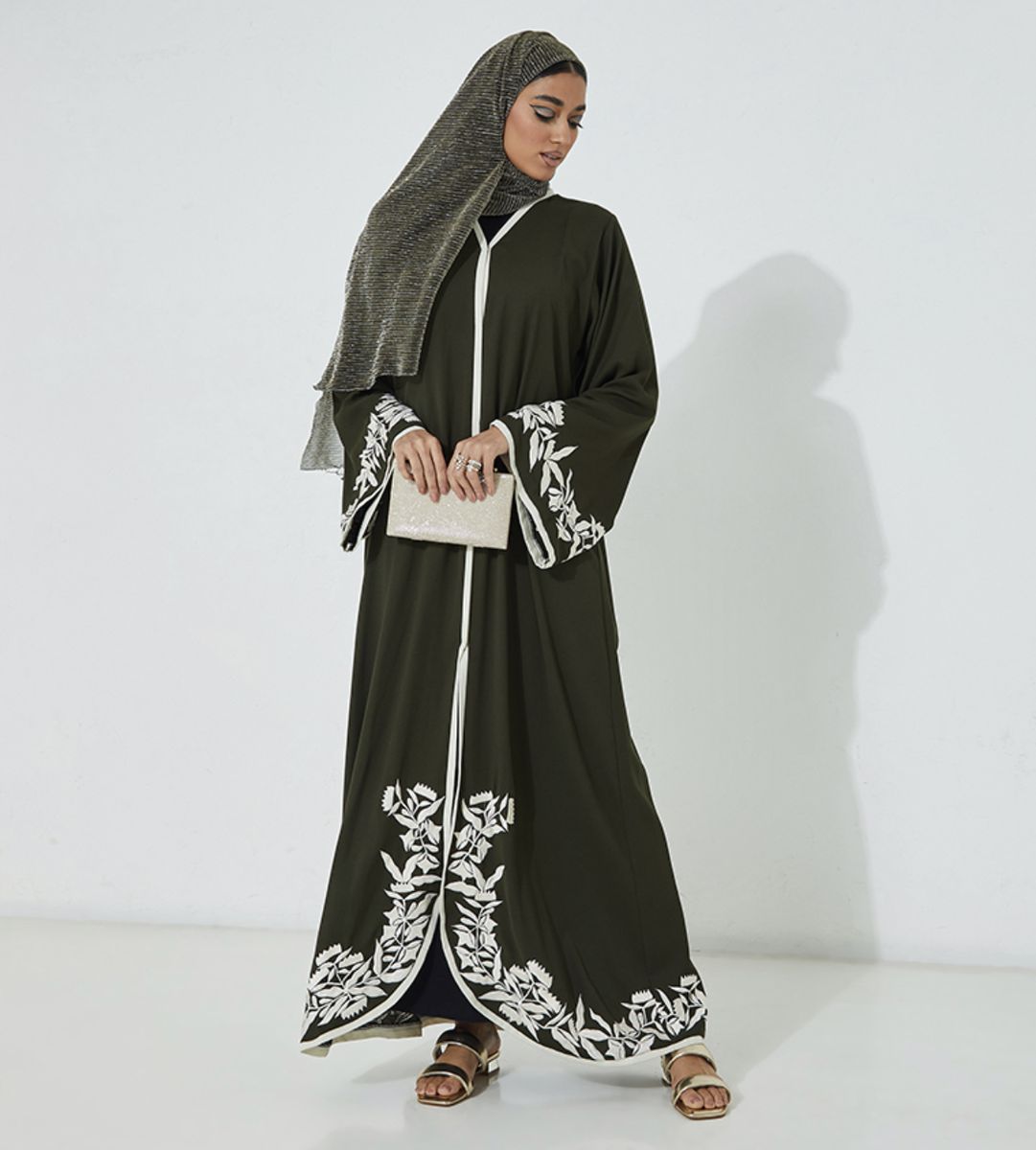 Rosette Abaya - Women's Abayas 3