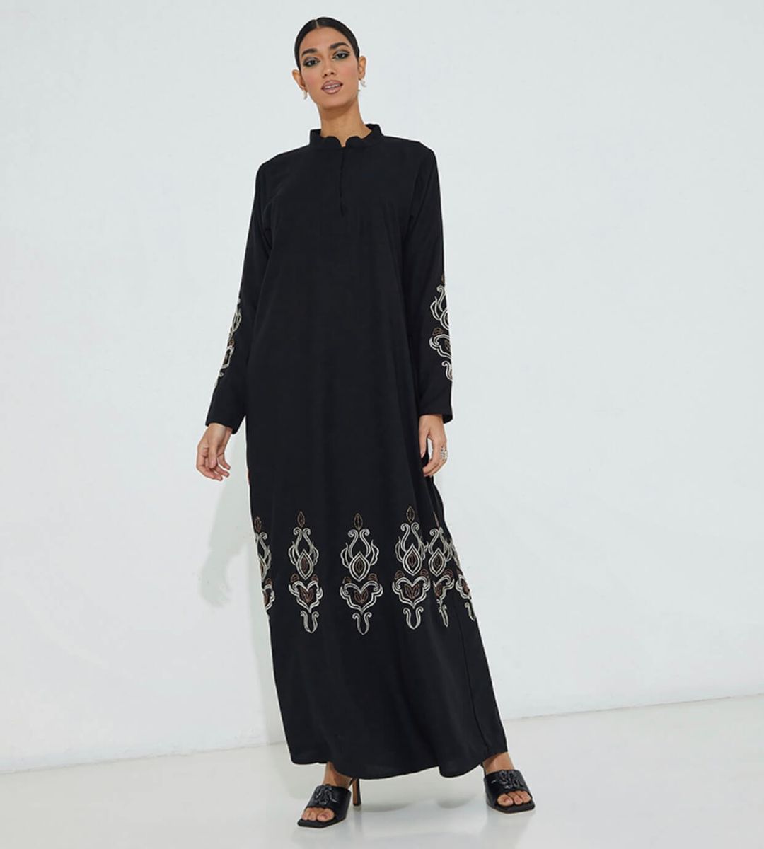 Rosette Abaya - Women's Abayas 3