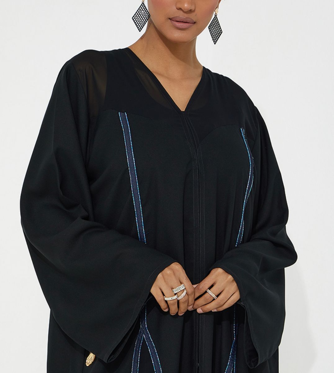 Rosette Abaya - Women's Abayas 1