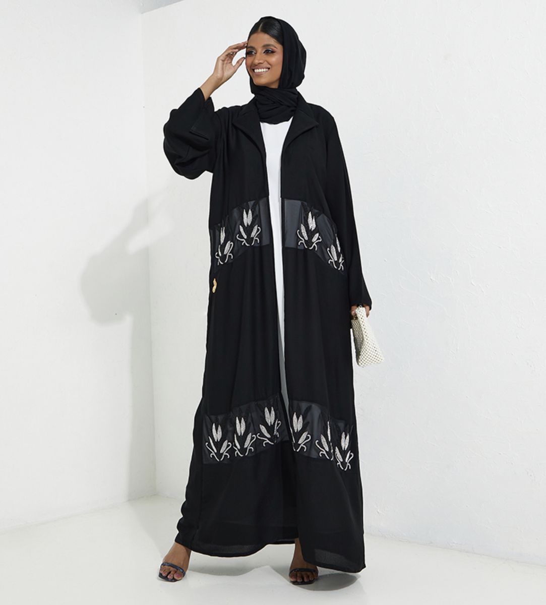 Rosette Abaya - Women's Abayas 1