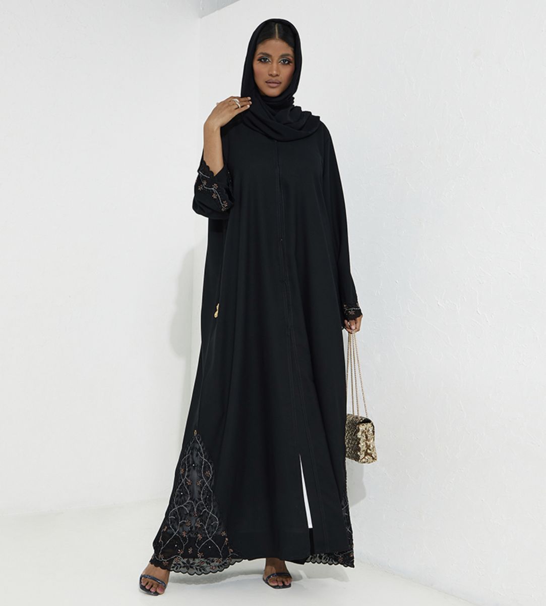 Rosette Abaya - Women's Abayas 1