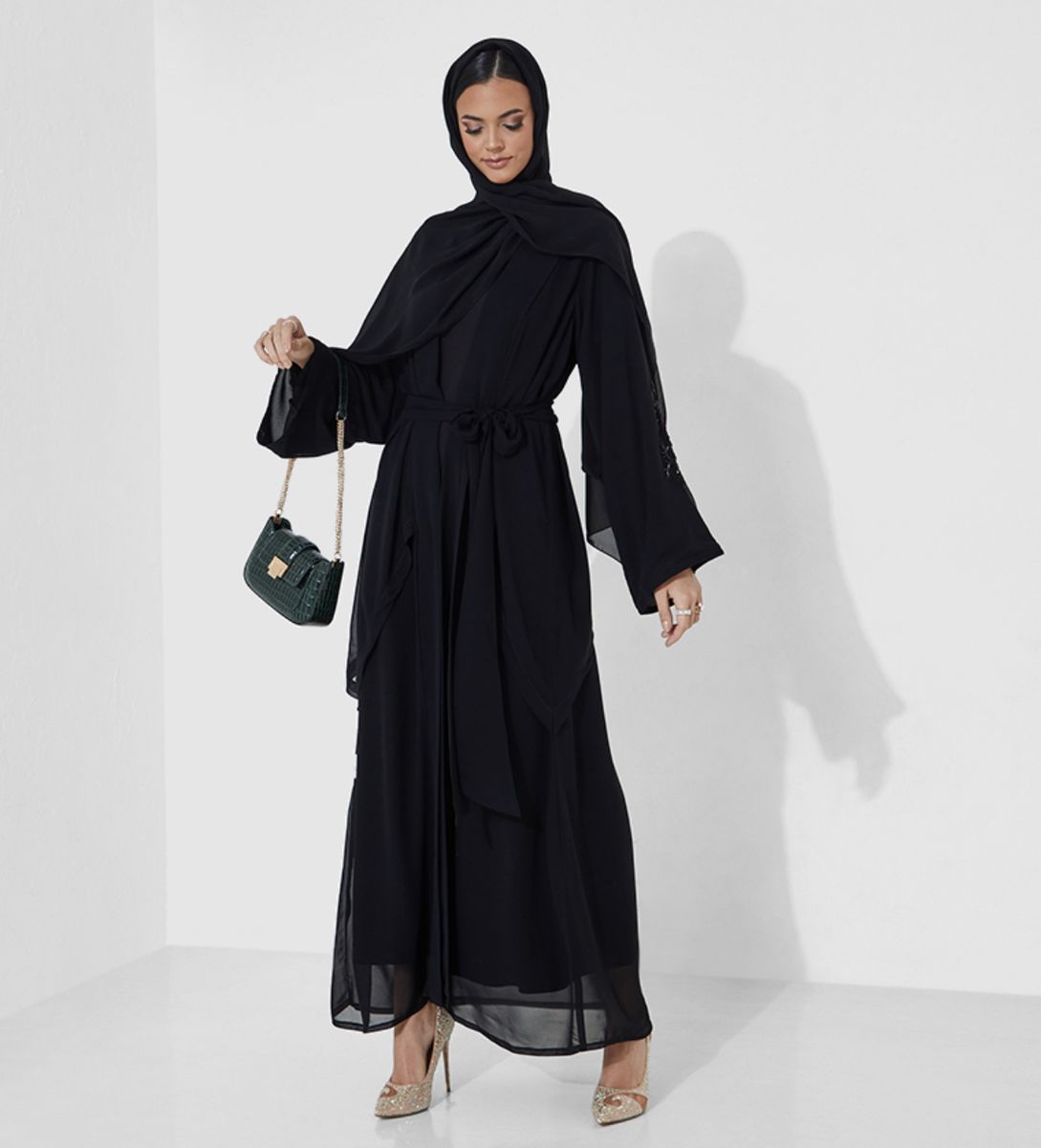 Rosette Abaya - Women's Abayas 2